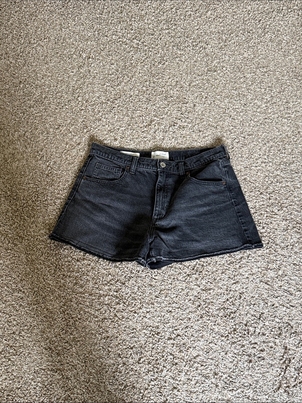 Universal Thread Black 90s Cutoff Denim High-Rise Jean Shorts